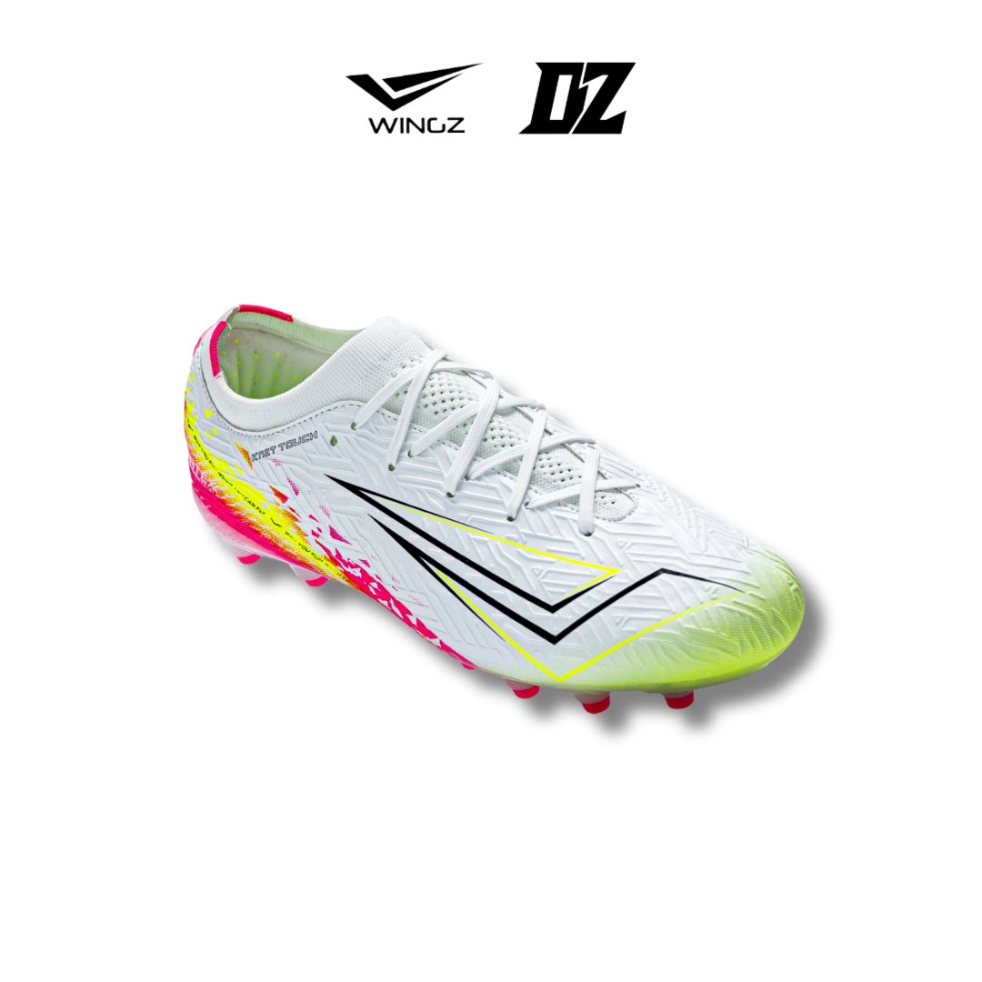 Kasut Bola WingzSport Vortex Premium PU AG/FG | Lightweight Football Shoes