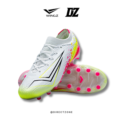WingzSport Vortex Premium PU - Kasut Bola / Football - White