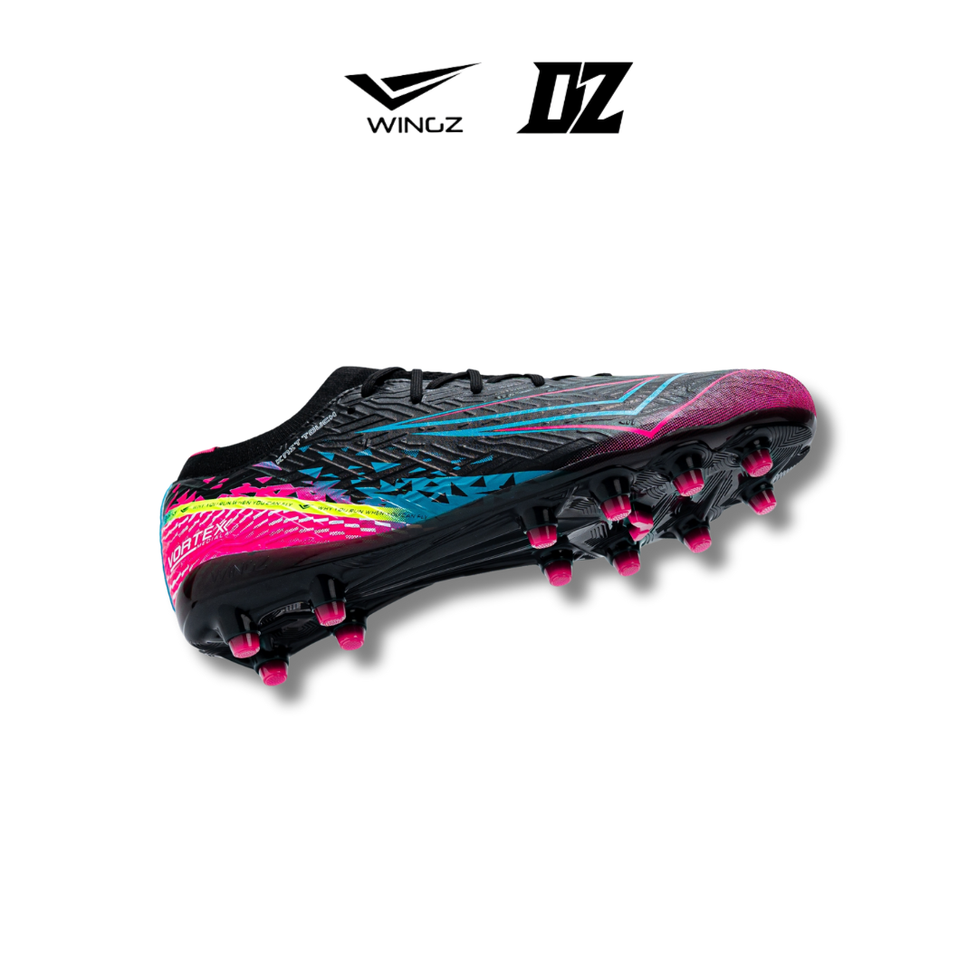 Kasut Bola WingzSport Vortex Premium PU AG/FG | Lightweight Football Shoes