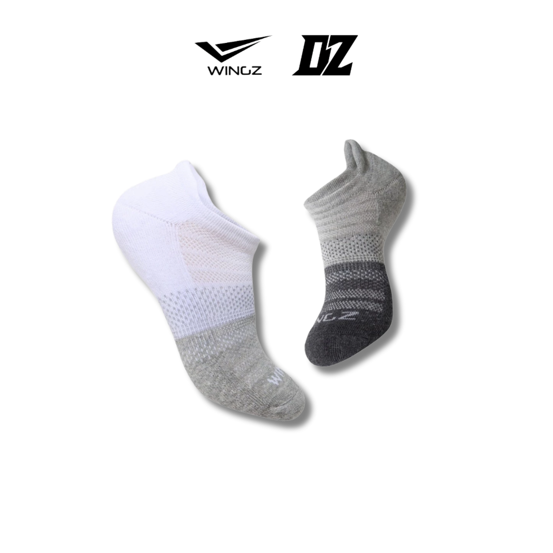 Kaus Kaki Sukan Low Cut 2-in-1 WingzSport | Sports Socks WZ-M50 / WZ-L60