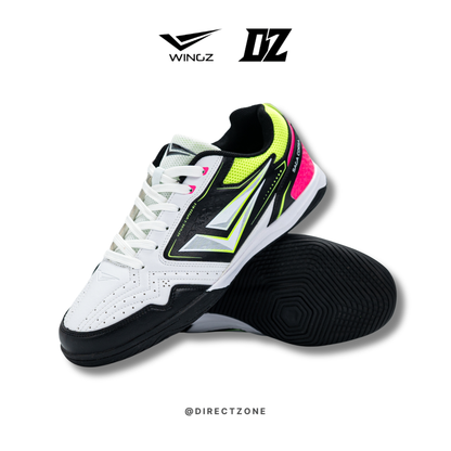 WingzSport Saga Corsa - Kasut Futsal / Futsal Shoes - White