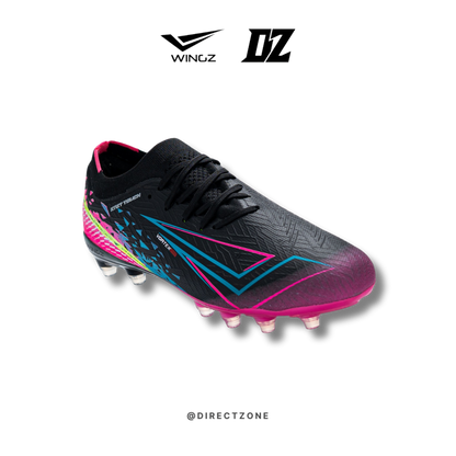 WingzSport Vortex Pro Flyknit - Kasut Bola / Football - Black