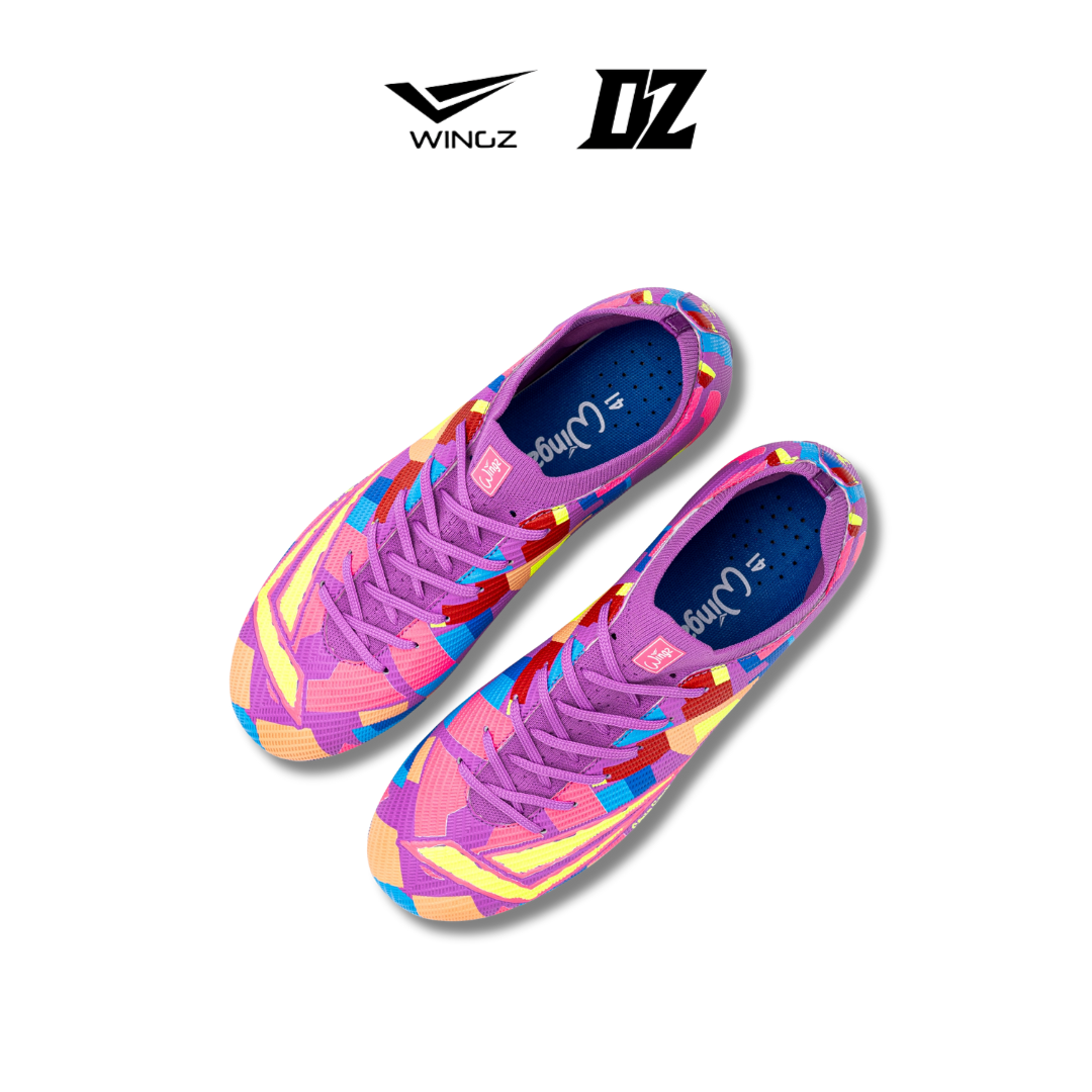 Kasut Bola WingzSport Crazy Crush Premium PU FG/AG | Lightweight Football Shoes