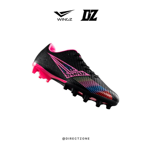 Wingz Sport Soccer Shoes - WZ1010 - Black Pink