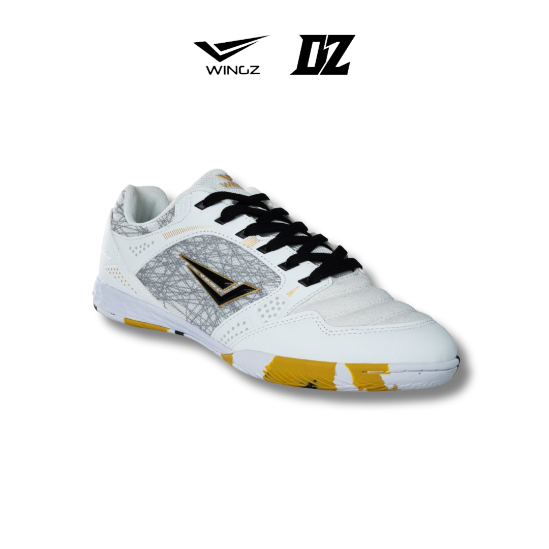 Kasut Futsal WingzSport Desala Canvas Mesh | Breathable Indoor Shoes