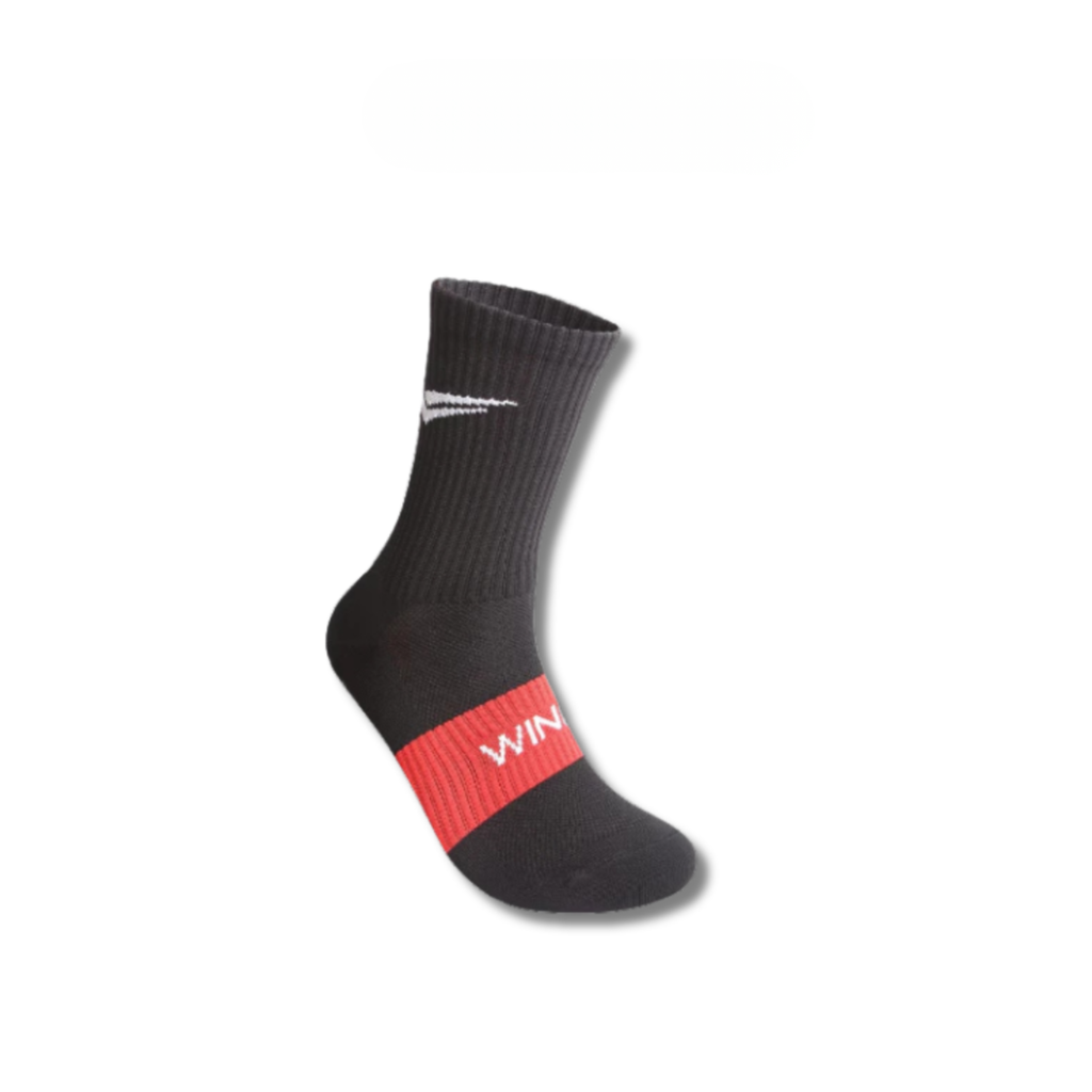 Wingz Anti Slip Mid Cut Performence Sport Grip Socks | Kaus Kaki Bola
