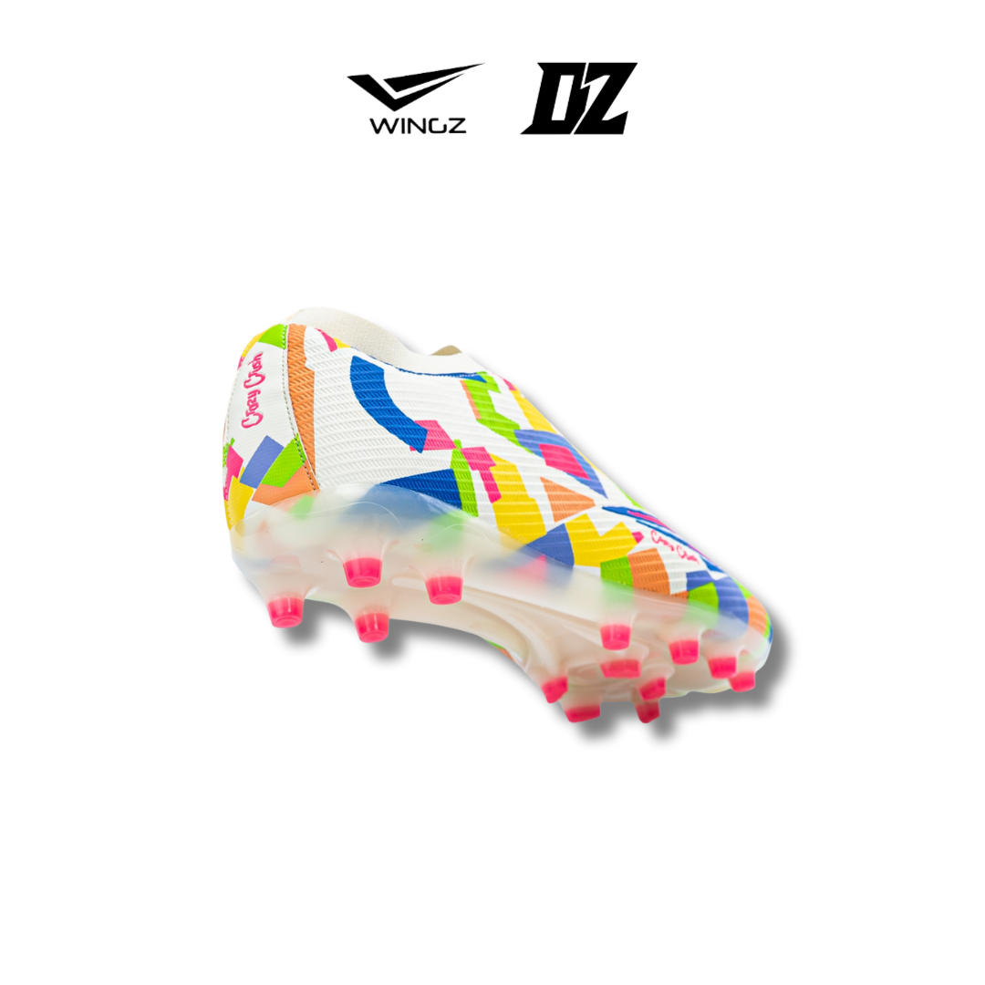 Kasut Bola WingzSport Crazy Crush Premium PU FG/AG | Lightweight Football Shoes