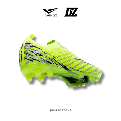 WingzSport Mugen Premium PU - Kasut Bola / Football - Lime Green