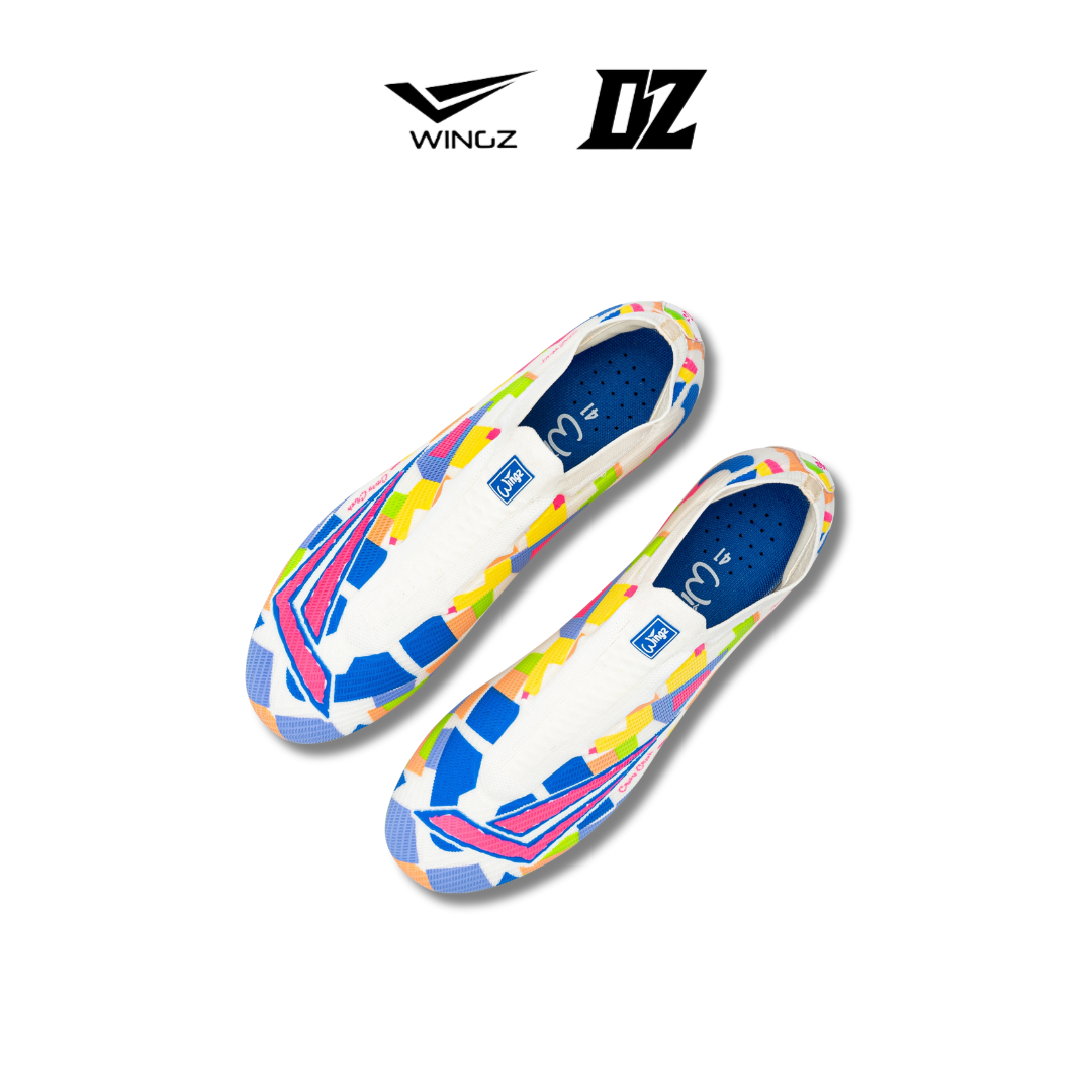 Kasut Bola WingzSport CrazyKnit Laceless Flyknit FG/AG | Lightweight Football Shoes