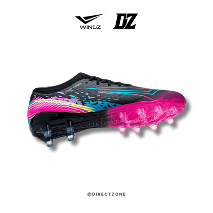 WingzSport Vortex Pro Flyknit - Kasut Bola / Football - Black