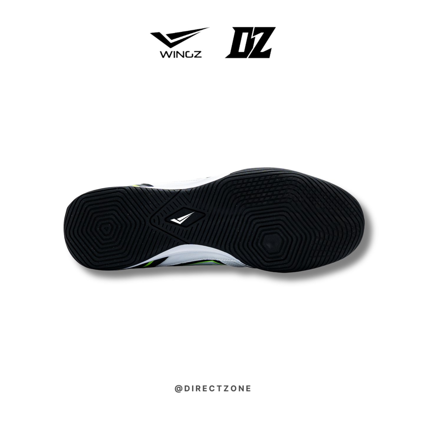 WingzSport Saga Corsa - Kasut Futsal / Futsal Shoes - White