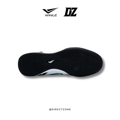 WingzSport Saga Corsa - Kasut Futsal / Futsal Shoes - White