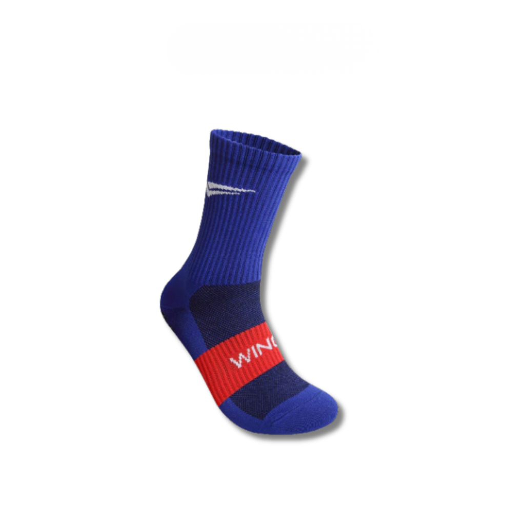 Wingz Anti Slip Mid Cut Performence Sport Grip Socks | Kaus Kaki Bola