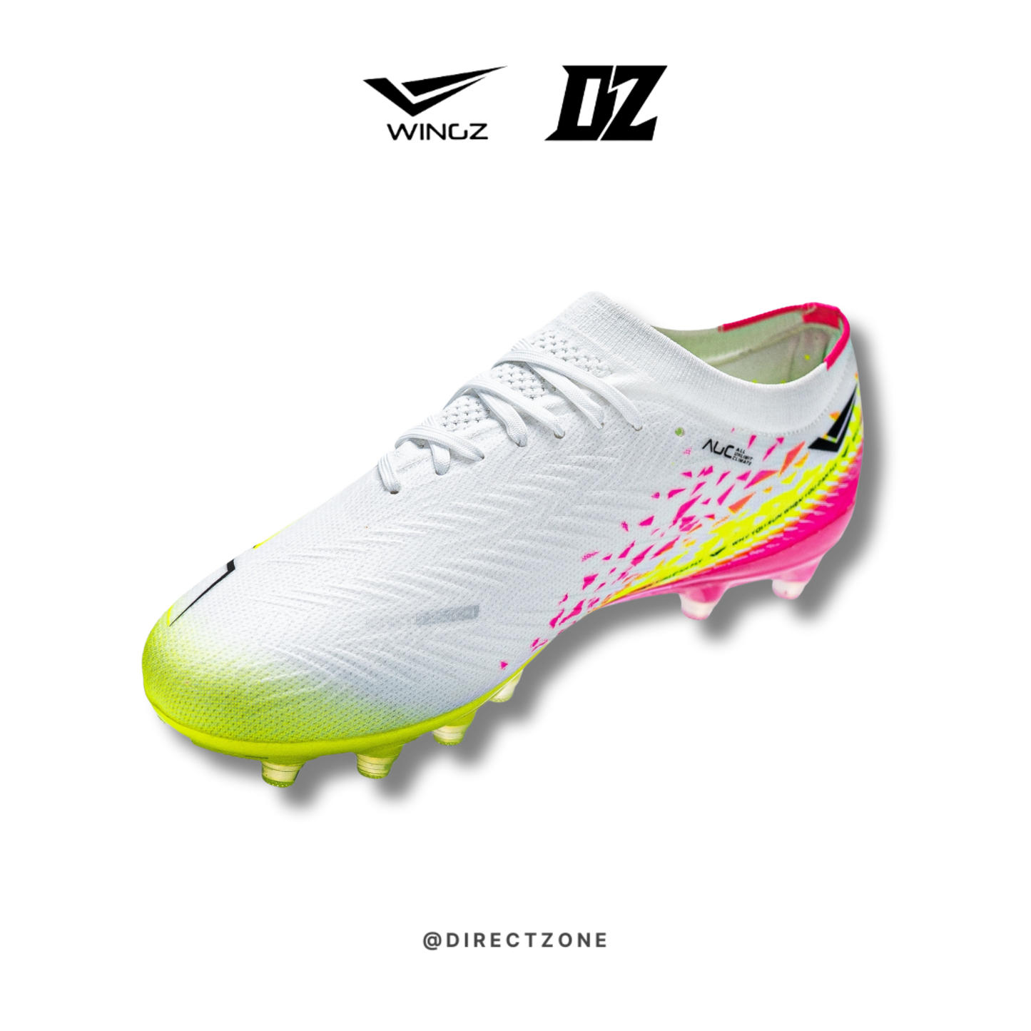 WingzSport Vortex Pro Flyknit - Kasut Bola / Football - White