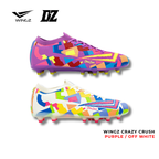 Kasut Bola WingzSport Crazy Crush Premium PU FG/AG | Lightweight Football Shoes