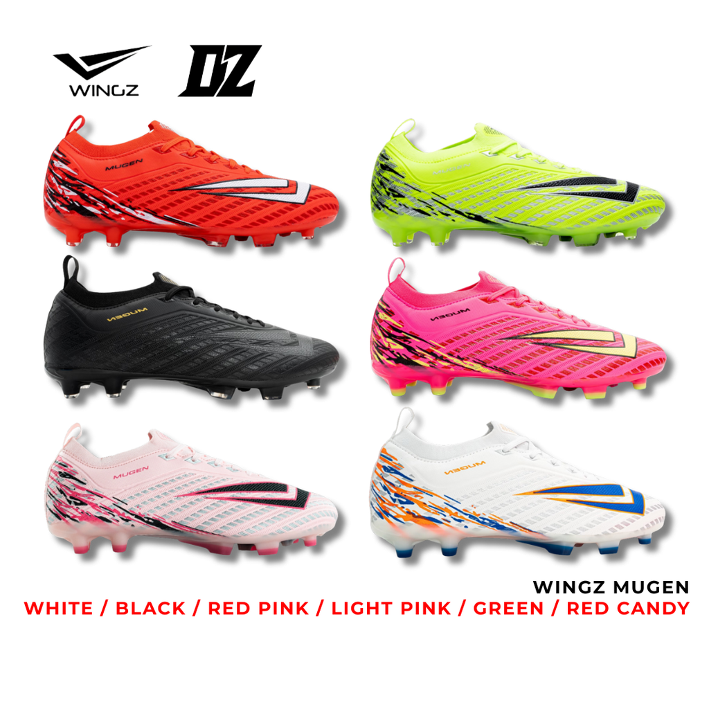 Kasut Bola WingzSport Mugen Premium PU FG/AG | Lightweight Football Shoes