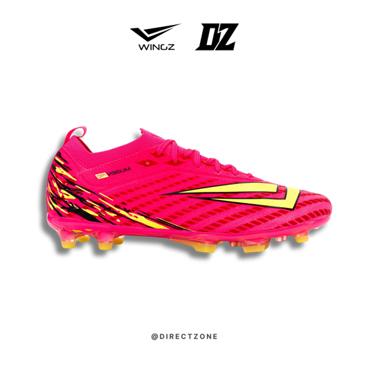 WingzSport Mugen Pro Flyknit - Kasut Bola / Football - Red Pink